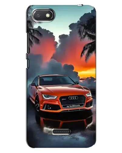 Чехол для Xiaomi Redmi 6A с картинкой «Audi — закат»
