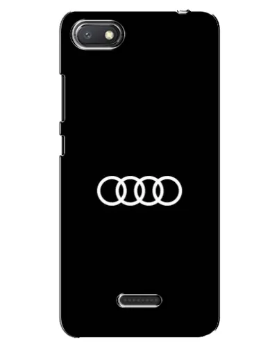 Чехол для Xiaomi Redmi 6A с картинкой «Audi White Logo»