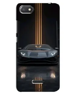 Чехол для Xiaomi Redmi 6A с картинкой «Lamborghini золотые линии»