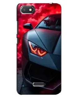 Чехол для Xiaomi Redmi 6A с картинкой «Lamborghini красное сияние»