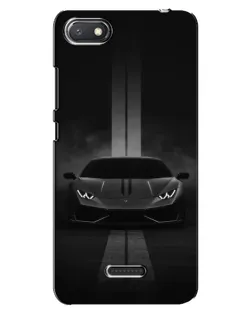 Чехол для Xiaomi Redmi 6A с картинкой «Lamborghini симметрия дорог»