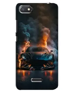 Чехол для Xiaomi Redmi 6A с картинкой «Lamborghini дымная эстетика»