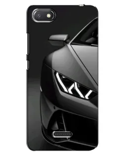 Чехол для Xiaomi Redmi 6A с картинкой «Lamborghini фары детализация»
