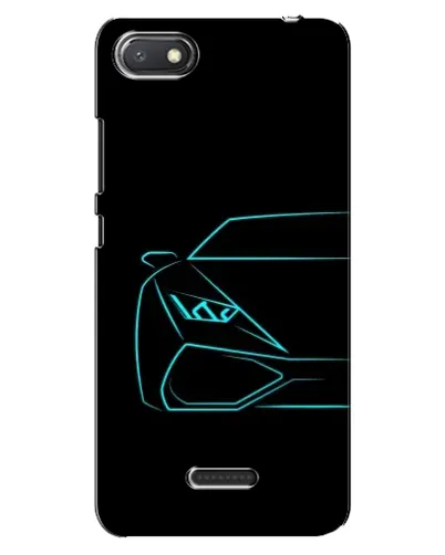 Чехол для Xiaomi Redmi 6A с картинкой «Голубой силуэт Lamborghini» Чехол для Xiaomi Redmi 6A с картинкой «Голубой силуэт Lamborghini»