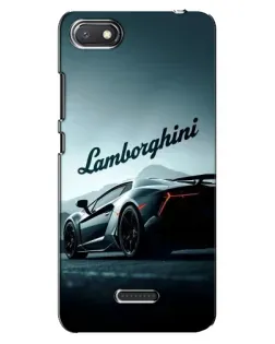 Чехол для Xiaomi Redmi 6A с картинкой «Классическая надпись Lamborghini»