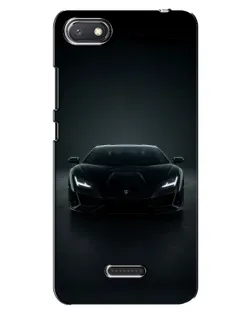Чехол для Xiaomi Redmi 6A с картинкой «Черный Lamborghini Aventador»