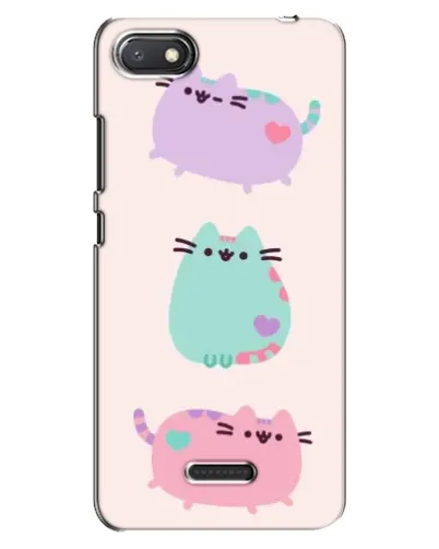 Чохол для Xiaomi Redmi 6A з картинкою «Pusheen тріо» Чохол для Xiaomi Redmi 6A з картинкою «Pusheen тріо»