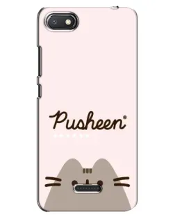 Чохол для Xiaomi Redmi 6A з картинкою «Pusheen логотип»