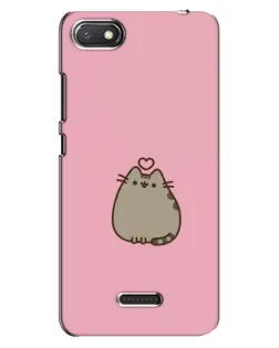 Чохол для Xiaomi Redmi 6A з картинкою «Pusheen серце»