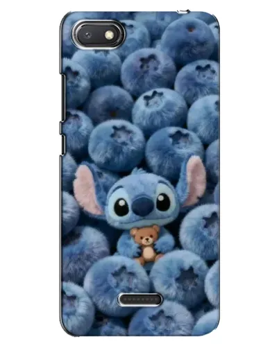 Чехол для Xiaomi Redmi 6A с картинкой «Стич и голубика»