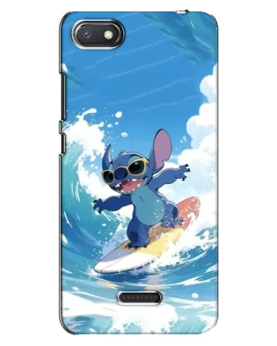 Чехол для Xiaomi Redmi 6A с картинкой «Стич на волне»