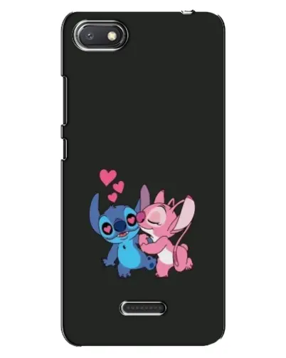 Чехол для Xiaomi Redmi 6A с картинкой «Анжел целует Стича»