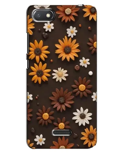 Чехол для Xiaomi Redmi 6A с картинкой «Узор из маленьких подсолнухов» Чехол для Xiaomi Redmi 6A с картинкой «Узор из маленьких подсолнухов»