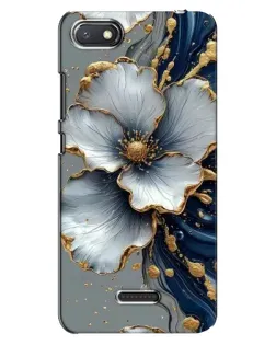 Чохол для Xiaomi Redmi 6A з картинкою «Біла квітка та золотий флюїд» Чохол для Xiaomi Redmi 6A з картинкою «Біла квітка та золотий флюїд»