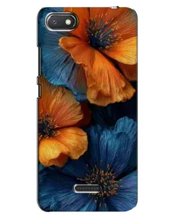 Чохол для Xiaomi Redmi 6A з картинкою «Яскрава синьо-помаранчева флора» Чохол для Xiaomi Redmi 6A з картинкою «Яскрава синьо-помаранчева флора»