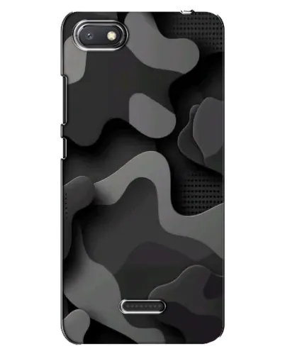 Чехол для Xiaomi Redmi 6A с картинкой «Темный абстрактный камуфляж»