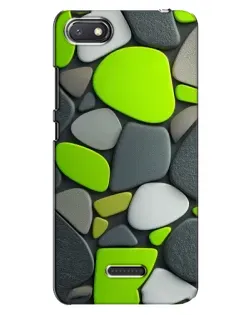Чехол для Xiaomi Redmi 6A с картинкой «Яркая неоновая галька»