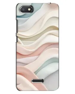 Чехол для Xiaomi Redmi 6A с картинкой «Пастельные нежные волны»