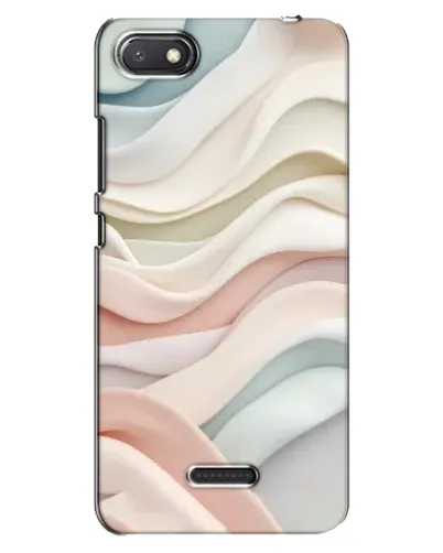 Чехол для Xiaomi Redmi 6A с картинкой «Пастельные нежные волны»