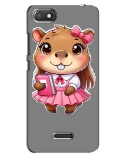 Чехол для Xiaomi Redmi 6A с картинкой «Девочка капибара»
