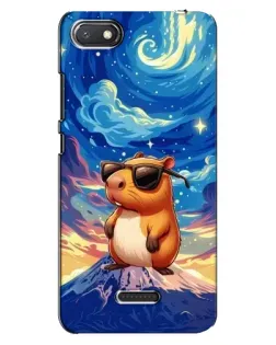 Чехол для Xiaomi Redmi 6A с картинкой «Капибара Ван Гога»