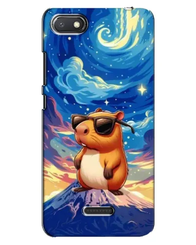 Чехол для Xiaomi Redmi 6A с картинкой «Капибара Ван Гога»