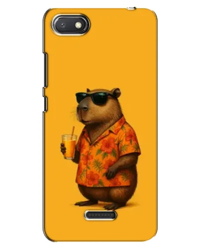 Чехол для Xiaomi Redmi 6A с картинкой «Капибара на отдыхе»