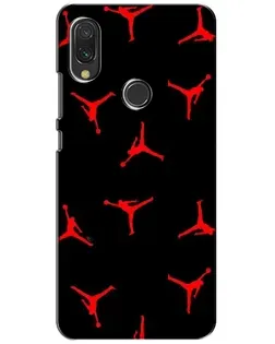 Чохол для Xiaomi Redmi 7 з картинкою «Jordan Red Pattern»