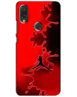 Чохол для Xiaomi Redmi 7 з картинкою «Jordan Red Smoke»