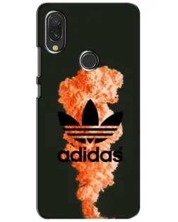Чохол для Xiaomi Redmi 7 з картинкою «Помаранчевий дим Adidas»