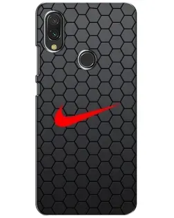 Чохол для Xiaomi Redmi 7 з картинкою «Nike — карбонова сітка»