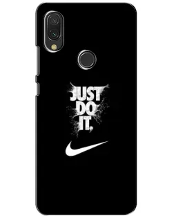 Чохол для Xiaomi Redmi 7 з картинкою «Текстовий принт Nike»