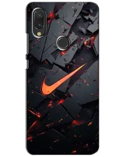 Чохол для Xiaomi Redmi 7 з картинкою «Nike — ефект розломів»