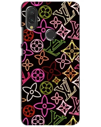 Чехол для Xiaomi Redmi 7 с картинкой «Неоновый микс Nike»
