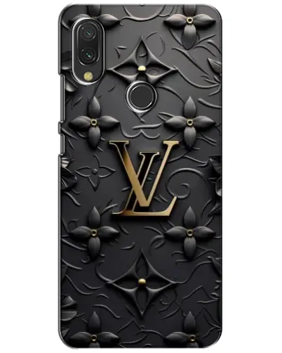 Чехол для Xiaomi Redmi 7 с картинкой «Кожаная текстура LV»