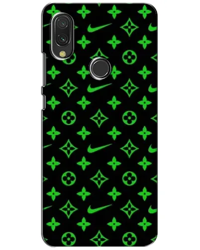 Чехол для Xiaomi Redmi 7 с картинкой «Неоновый принт LV»