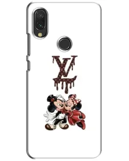 Чехол для Xiaomi Redmi 7 с картинкой «LV и Микки Маус»