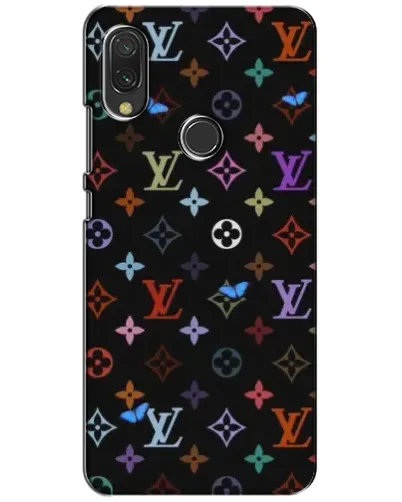 Чехол для Xiaomi Redmi 7 с картинкой «Цветная монограмма LV»
