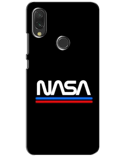 Чохол для Xiaomi Redmi 7 з картинкою «NASA — класика Red Blue»