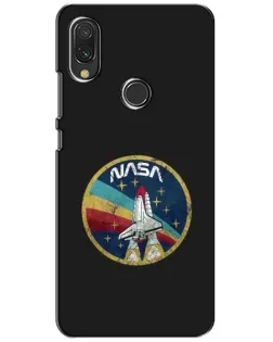 Чохол для Xiaomi Redmi 7 з картинкою «NASA — емблема місії»
