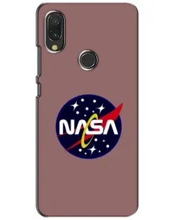 Чохол для Xiaomi Redmi 7 з картинкою «NASA — ретро космос»
