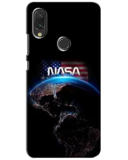 Чохол для Xiaomi Redmi 7 з картинкою «Земля з космосу NASA»