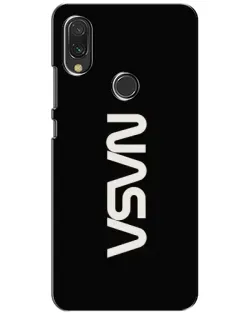Чохол для Xiaomi Redmi 7 з картинкою «NASA — вертикальний логотип»