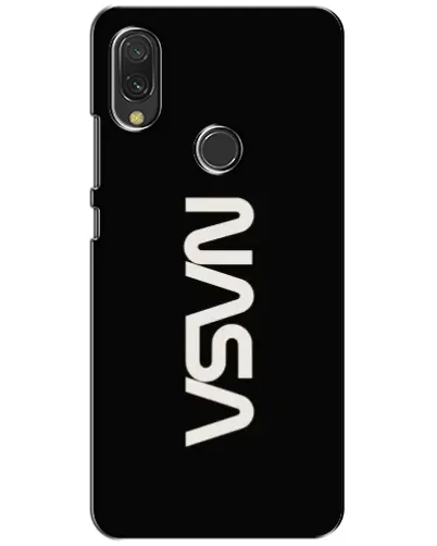Чохол для Xiaomi Redmi 7 з картинкою «NASA — вертикальний логотип»