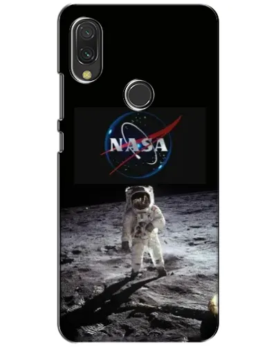Чохол для Xiaomi Redmi 7 з картинкою «Астронавт на Місяці»