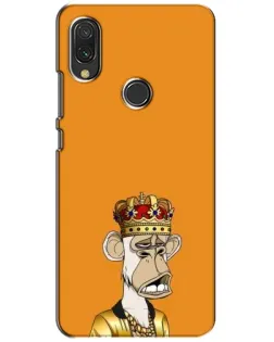 Чохол для Xiaomi Redmi 7 з картинкою «Золота мавпа Bored Ape»