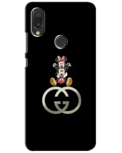 Чохол для Xiaomi Redmi 7 з картинкою «Мінні Маус на лого»