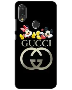Чохол для Xiaomi Redmi 7 з картинкою «Gucci — герої Disney»