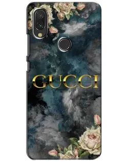 Чохол для Xiaomi Redmi 7 з картинкою «Абстрактні квіти Gucci»