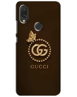 Чохол для Xiaomi Redmi 7 з картинкою «Gucci — золотий метелик»